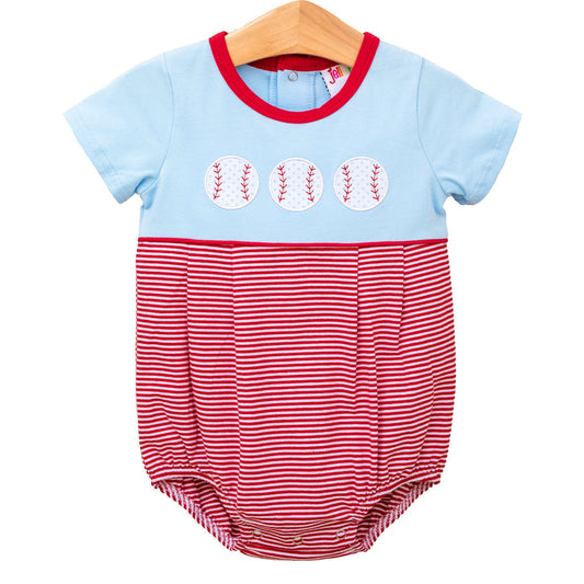 Take Me Out To The Ball Game Bubble Smock Candy