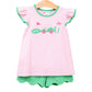 Gone Golfing Scallop Short Set Smock Candy