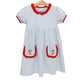 So Berry Sweet Ruffle Pocket Dress Smock Candy