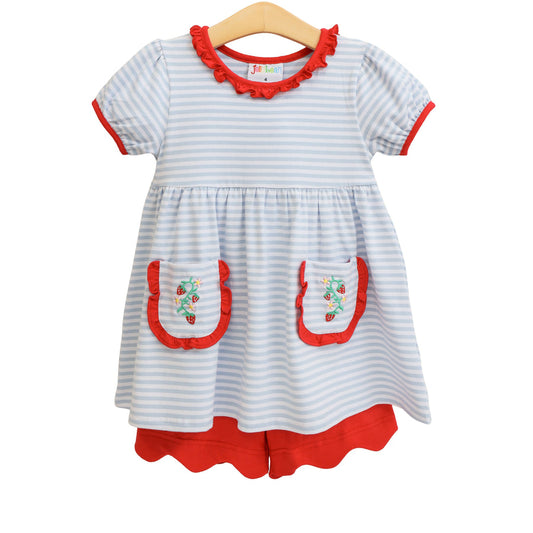 So Berry Sweet Short Set Smock Candy