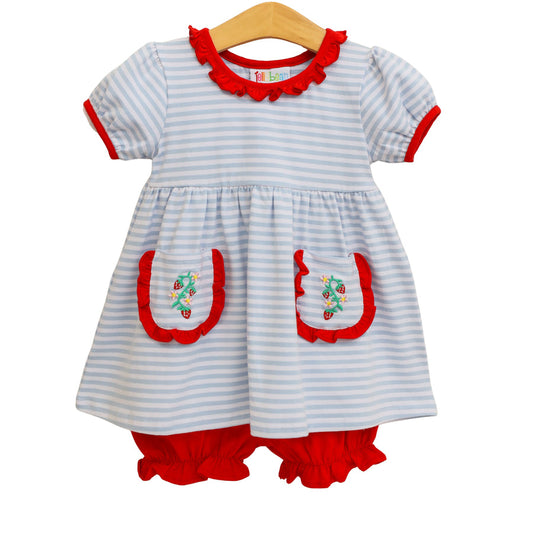 So Berry Sweet Bloomer Set Smock Candy