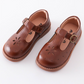 Brown Vintage Appleseed Mary Jane Shoes Honeydew