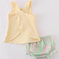 Yellow golf bloomer girl set Honeydew