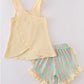 Yellow golf short girl set Honeydew