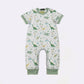 Dino-Mite Boy Print Romper Clover Cottage