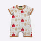 Apple Homestead Boy Print Romper Clover Cottage