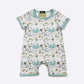 Brachiosaurus Boy Print Romper Clover Cottage