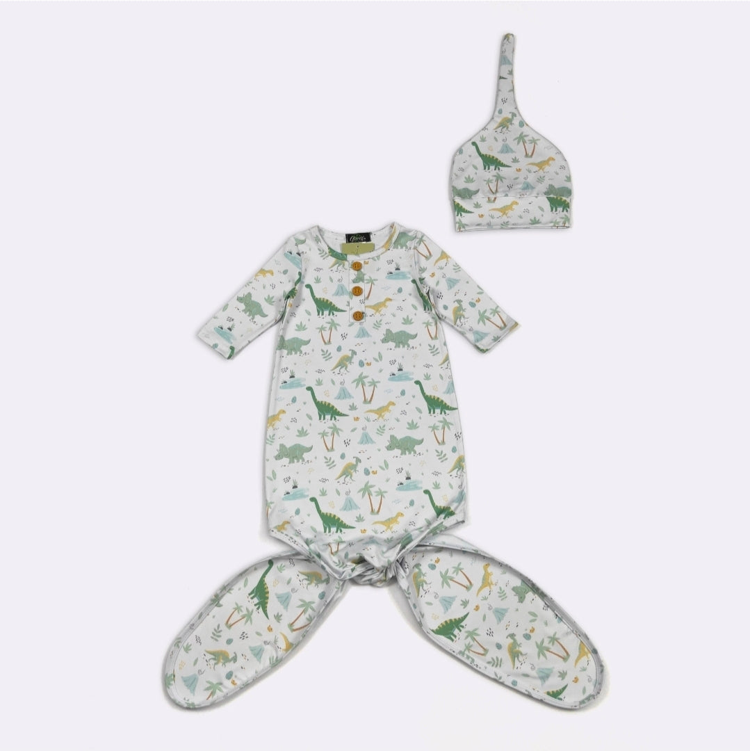 Newborn Baby Boy Gown Clover Cottage