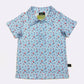 Sail Away Boy Print Collared Shirt Clover Cottage