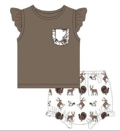 Brown Print Deer Collection - ETA August Boyis