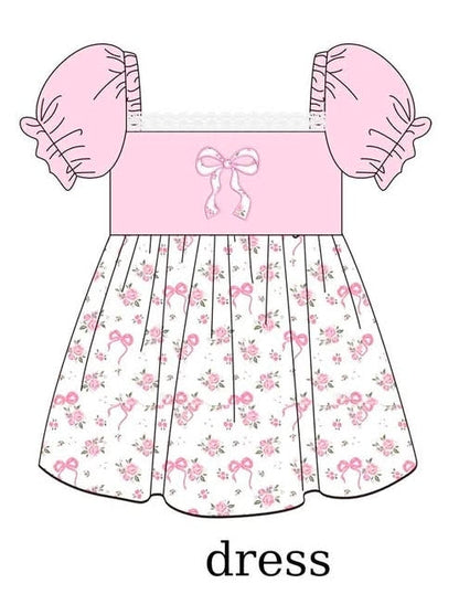 Pink Bow Floral Cottage Collection - eta August Boyis