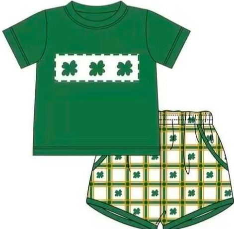 Green Clover Embroidery Collection - ETA December Boyis