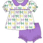 Purple Print Mardi Gras Bows Collection - ETA December Boyis