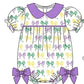 Purple Print Mardi Gras Bows Collection - ETA December Boyis