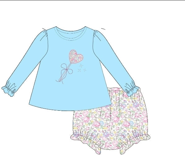 Blue Floral Heart Wand Collection - ETA December Boyis