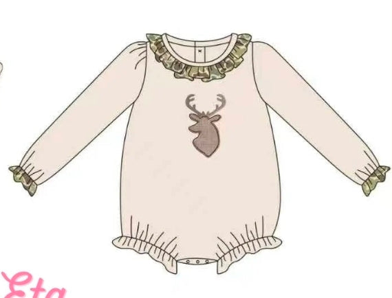 Tan Camo Deer Applique Collection - ETA January Boyis