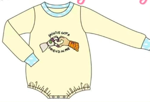 Yellow You've Got a Friend in Me Heart Hands Collection - ETA January Boyis