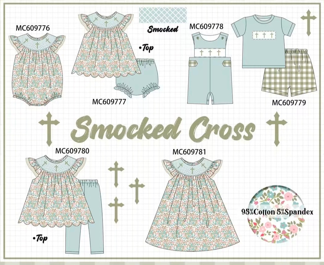 Smocked Cross Preorder- eta March southernsweetpea