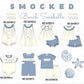Smocked Beach Seashells Preorder- eta March Magic Group