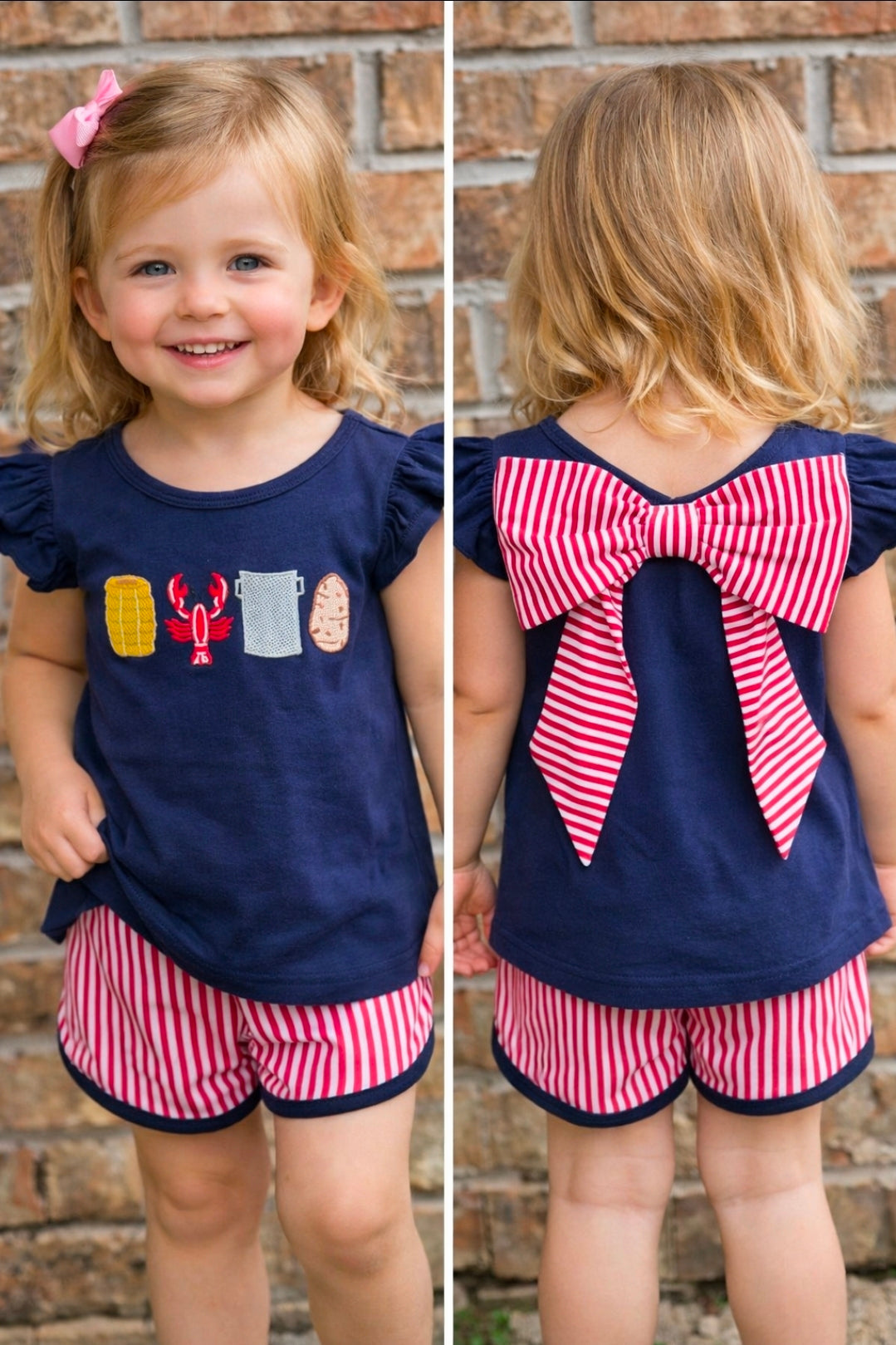 Navy Crawfish Boil Babe Collection - ETA January Boyis