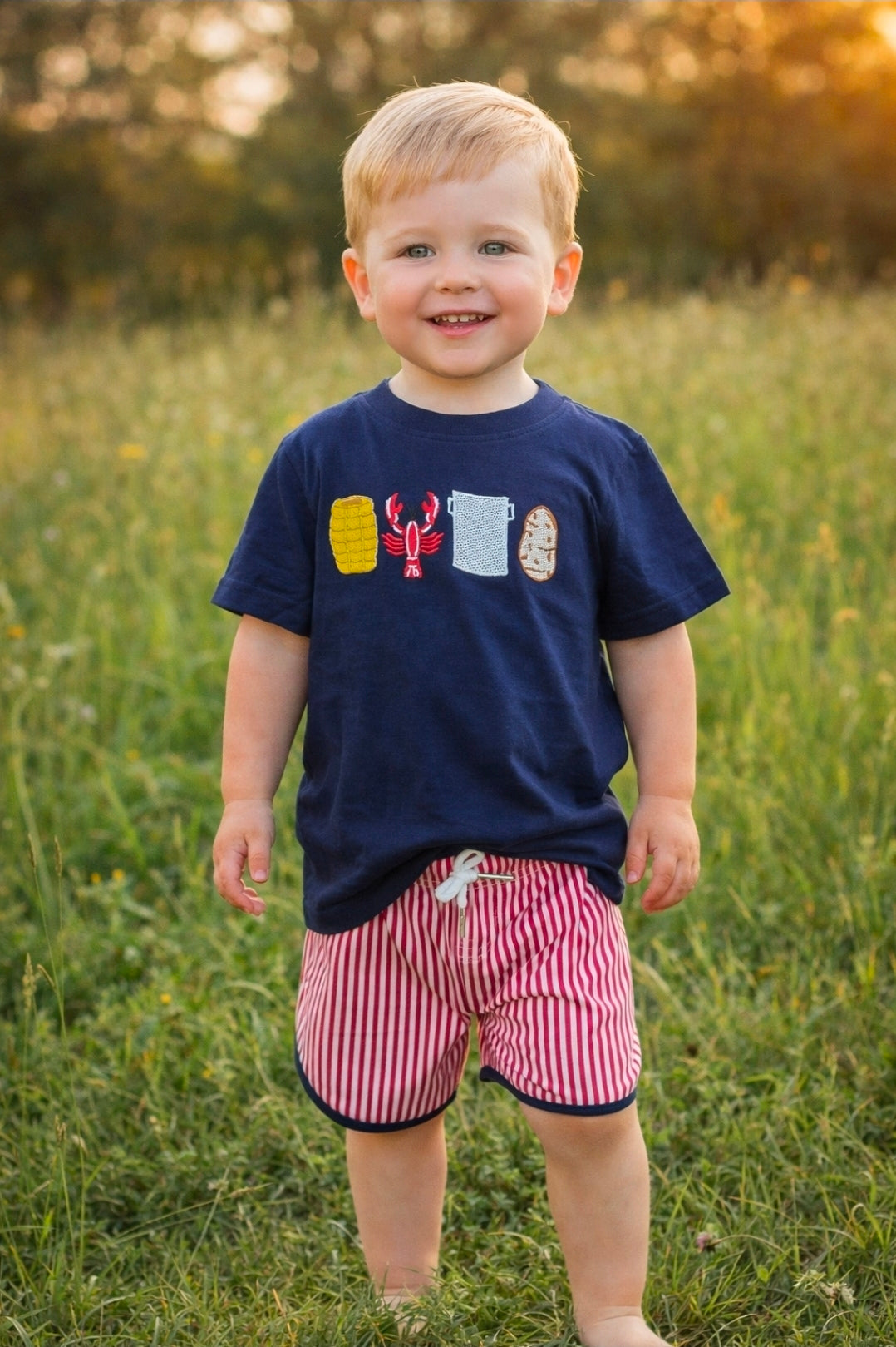 Navy Crawfish Boil Babe Collection - ETA January Boyis