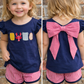 Navy Crawfish Girl Set BOYIS