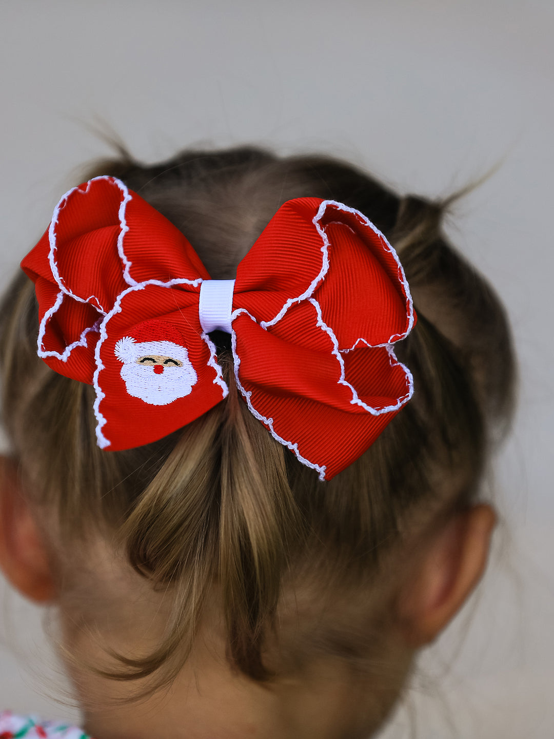 Winter Christmas Santa Hair Clip Rylee Faith