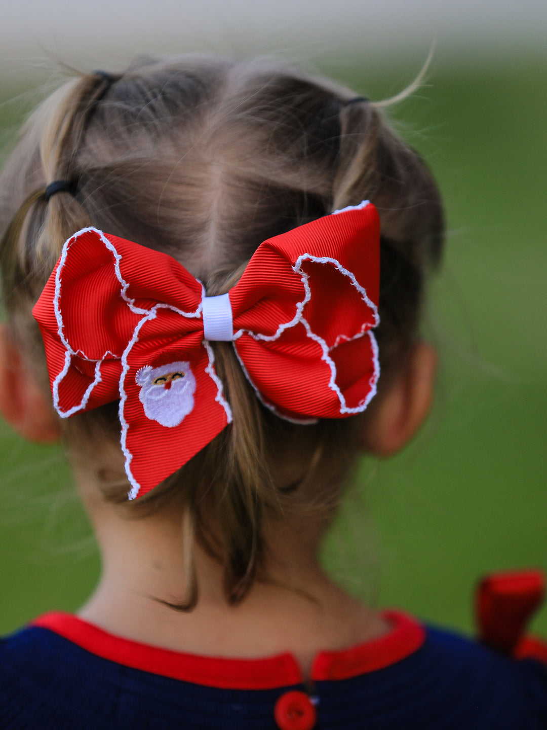 Winter Christmas Santa Hair Clip Rylee Faith