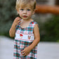 Christmas Plaid Santa Embroidered Boys Jonjon Rylee Faith