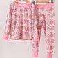 Pink Christmas Tree Cakes Bamboo Pajama Pants Set Honeydew