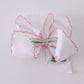 Christmas Tree Embroidery Crotchet Edge Alligator Clip Hair Bow Honeydew