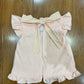 Coastal Halloween Hand French Knot Girl Bow Back Bloomer Set Ambabie