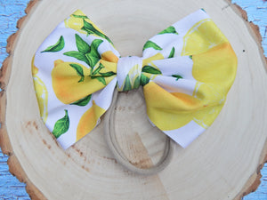 Easy Peasy Lemon Squeezy Swim Bow southernsweetpea