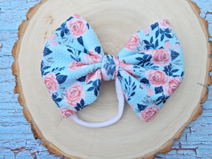 Everleigh Floral Bow southernsweetpea