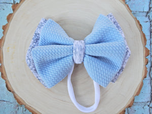 Glass Slipper Double Stacked Bow southernsweetpea