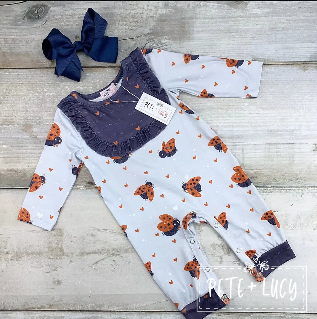 In Love with Ladybugs Romper PL