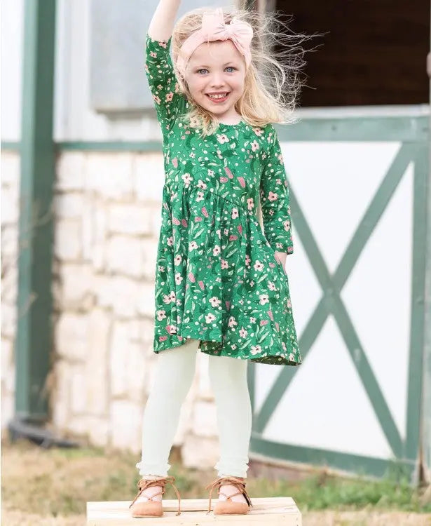 Ivory Footless Ruffle Tights RB