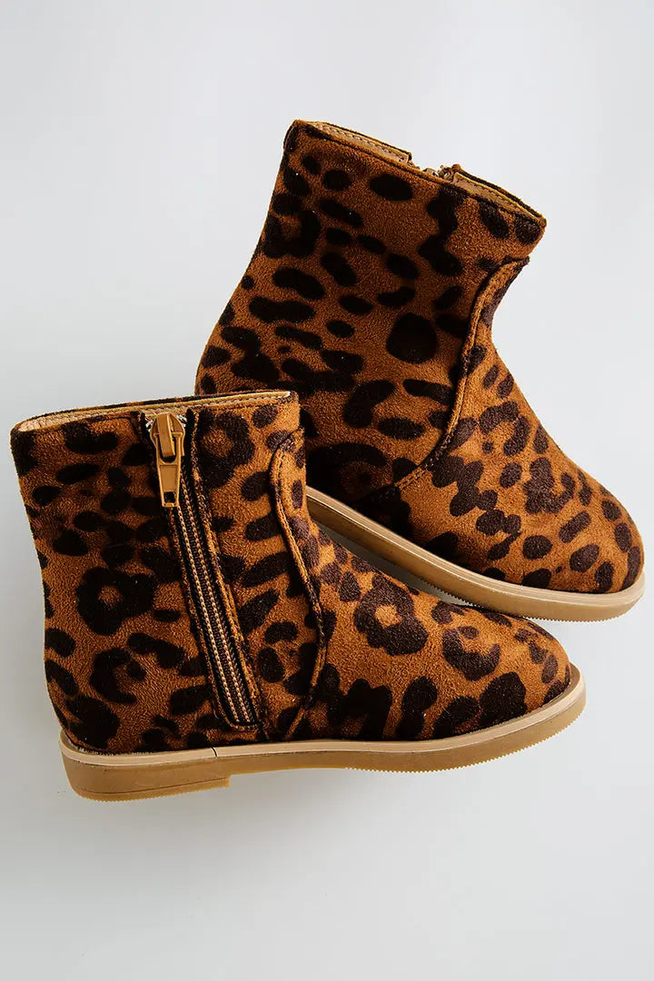 Leopard Zip Boots southernsweetpea